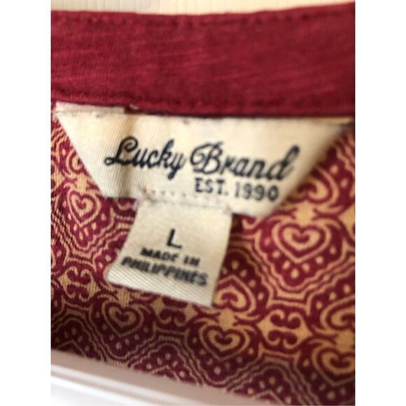 Lucky 🍀 Brand Boho Blouse L - Picture 6 of 10